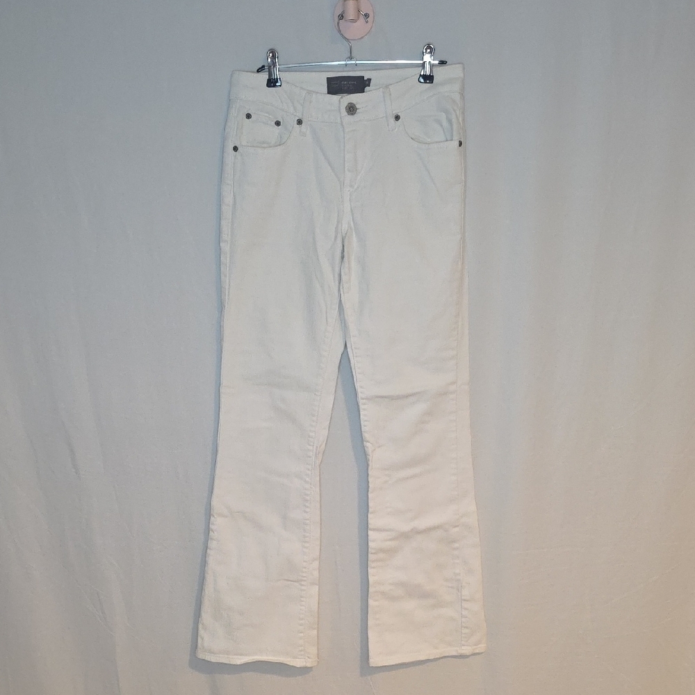 Levi's Women's Demi Curve Boot Cut White Jeans